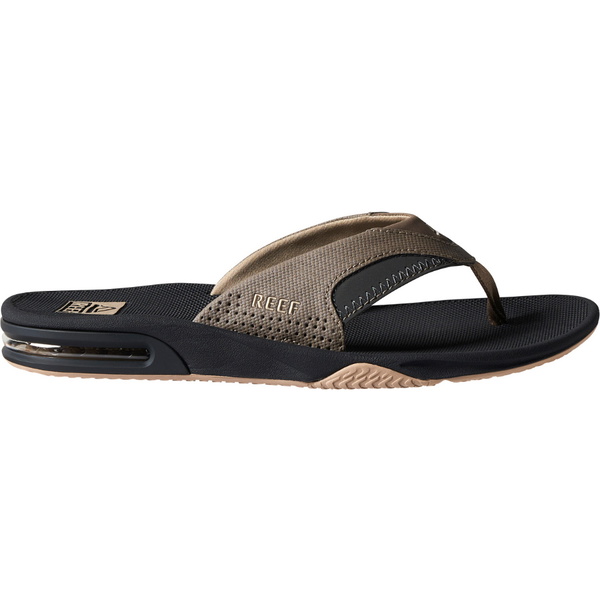 2026 Reef Mens Fanning Sandals CJ5502 - Fossil / Raven